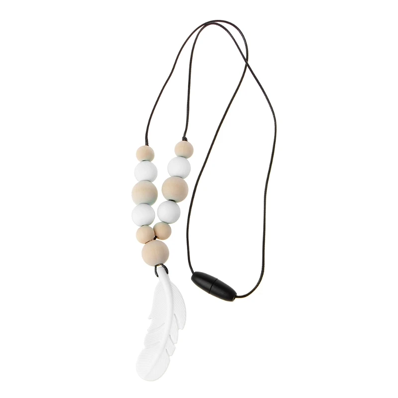 Baby Infant Silicone Jewelry Teething Necklace Baby Nursing Chewing