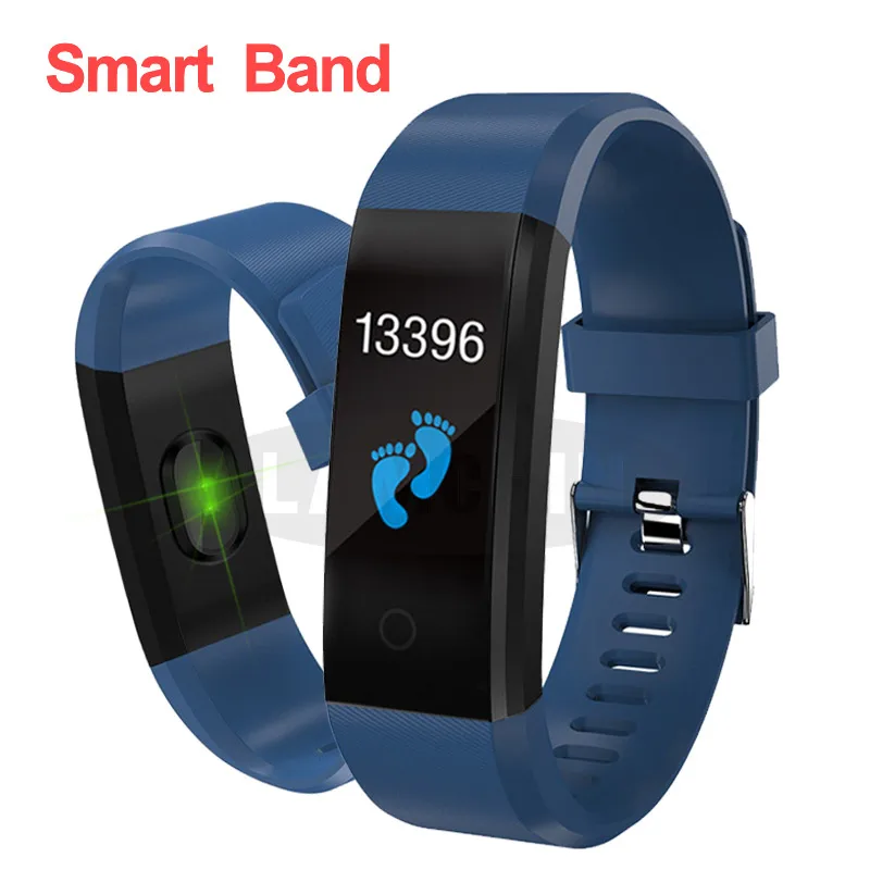 Waterproof Smart Bracelet Wristband Watch Fitness Tracker Heart Rate Monitor Band for Men Women Smartband | Электроника