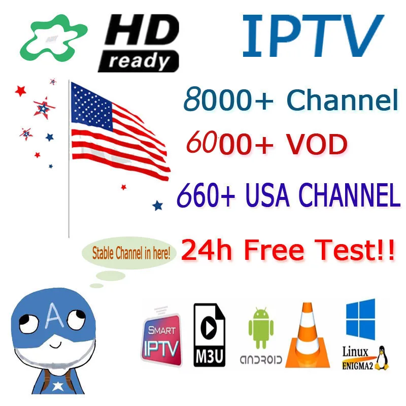 8000+ мировое IPTV M3U Live ip tv подписка США Великобритания французский испанский для Android ip tv m3u enigma2 tv box