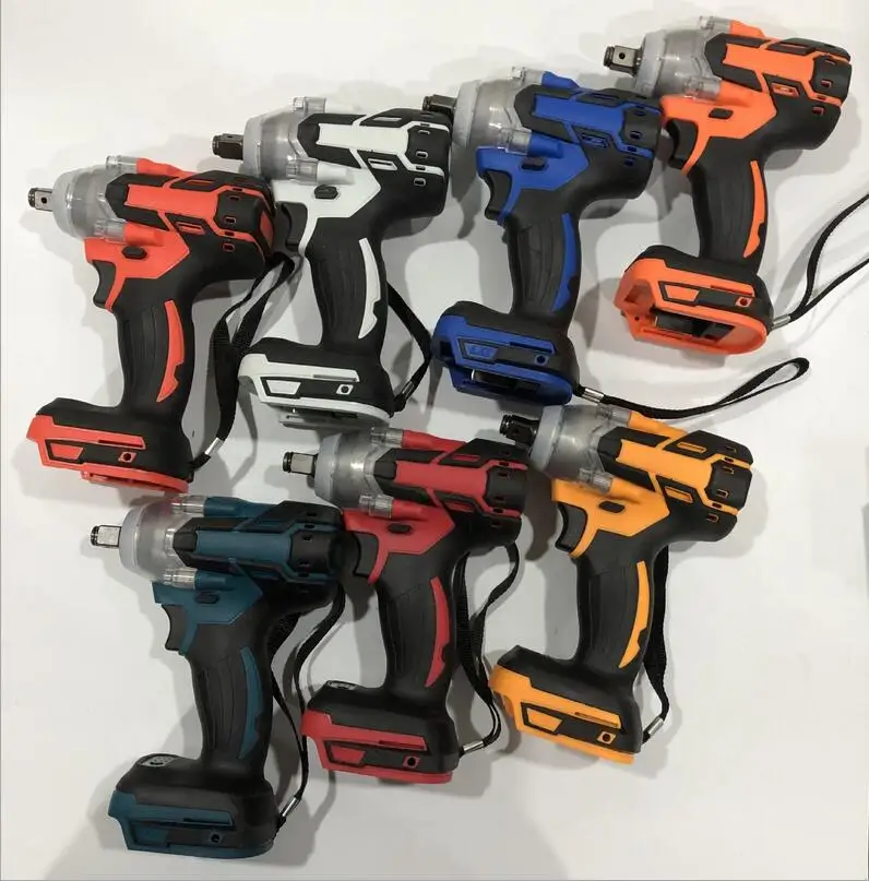 18V Cordless Impact Wrench Electric Power Tool Rechargeable Brushless Motorized 1/2 Socket Handheld Tools Without Battery | Инструменты