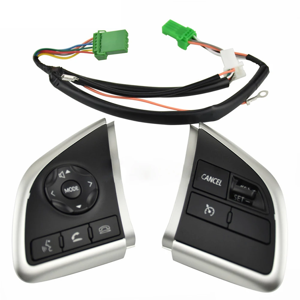 

Phone Parts Volume Cable Durable Auto Spare Multifunction Buttons Steering Wheel Switch Set Cruise Control For Mitsubishi