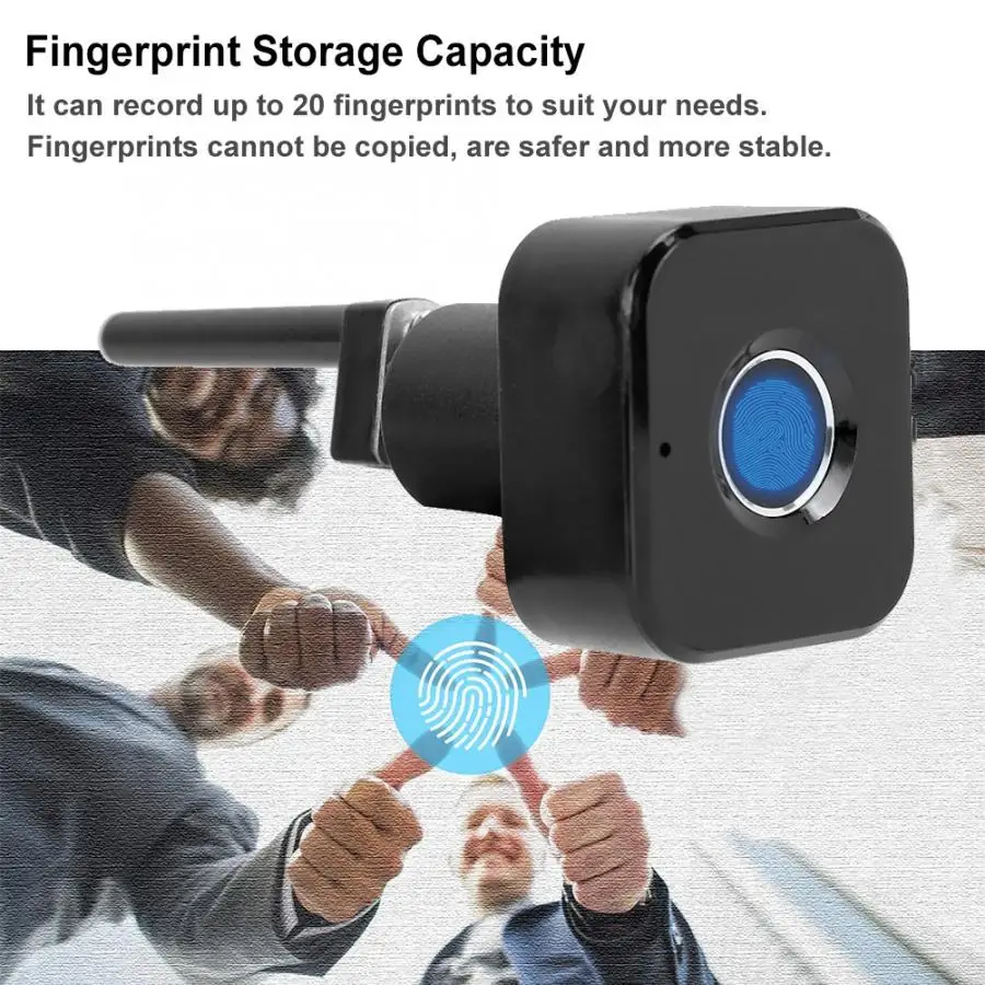 Полупроводниковый замок с отпечатком пальца Замок Smart Keyless Замок для мебельного шкафа Противоугонный замок отпечатков пальцев для ящика фитинги