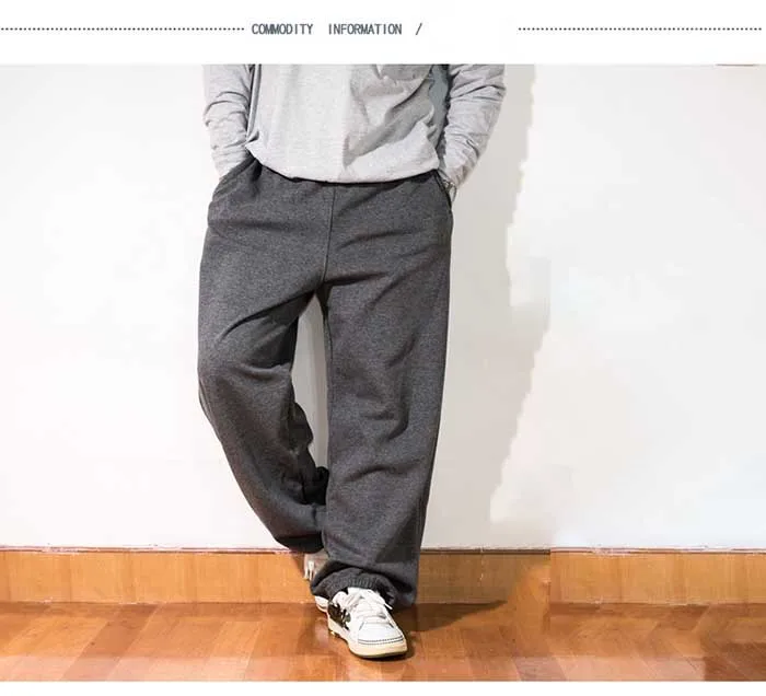 cotton track pants Trend Loose Baggy Harem Track Pants Men Casual Joggers Streetwear Sweatpant Plus Size Hip Hop Sweat Pants Cotton Male Trousers mens running pants