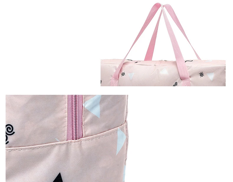 Женская портативная дорожная сумка, Большая вместительная Складная спортивная сумка, органайзер для путешествий, сумки для багажа, легкие Полиэстеровые выходные сумки