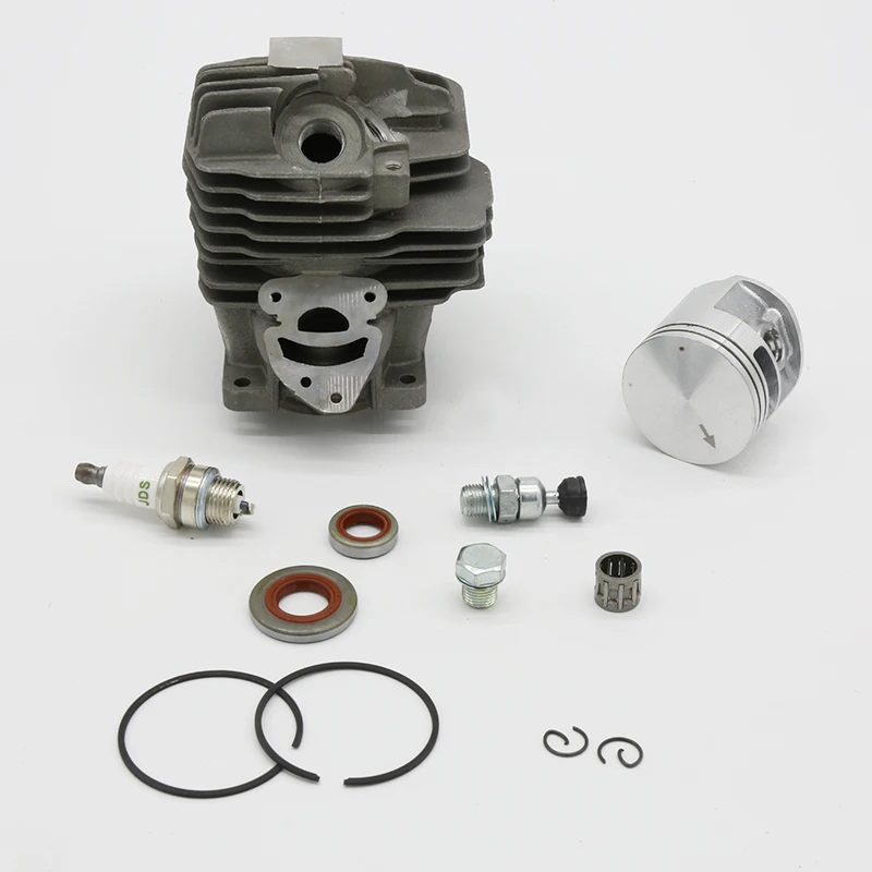 44.7 Millimetri Cilindro Pistone Anello Candela Paraolio Cuscinetto Fit Kit Per Stihl Ms261 Ms 261 Ms261C Motosega 1141 020 1200 Pezzi Di Ricambio