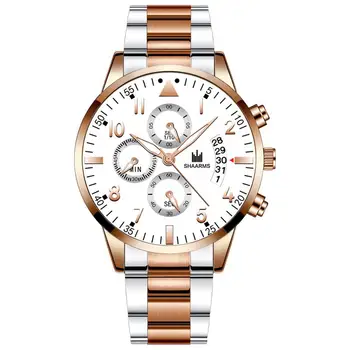 

2019 Fashion Watch For Men Stainelss Steel Analog Quartz Wristwatch Male Miliatry Sport Wtaches Luxury Man Date Watches