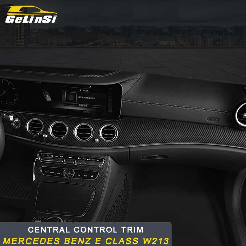 GELINSI для Mercedes Benz E Class W213- Авто центральная консоль вентиляционное отверстие на выходе отделка рамка крышка наклейка аксессуары