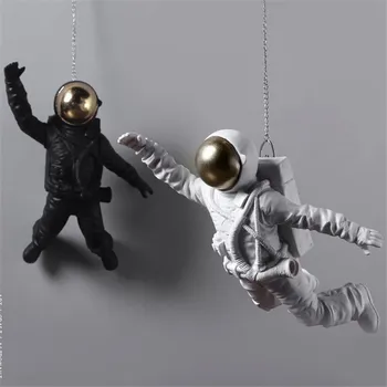 

Creative Space Dog Astronaut Decoration Resin Crafts Flying Astronaut Wall Hangings Decorative Crafts Best Gift American Style