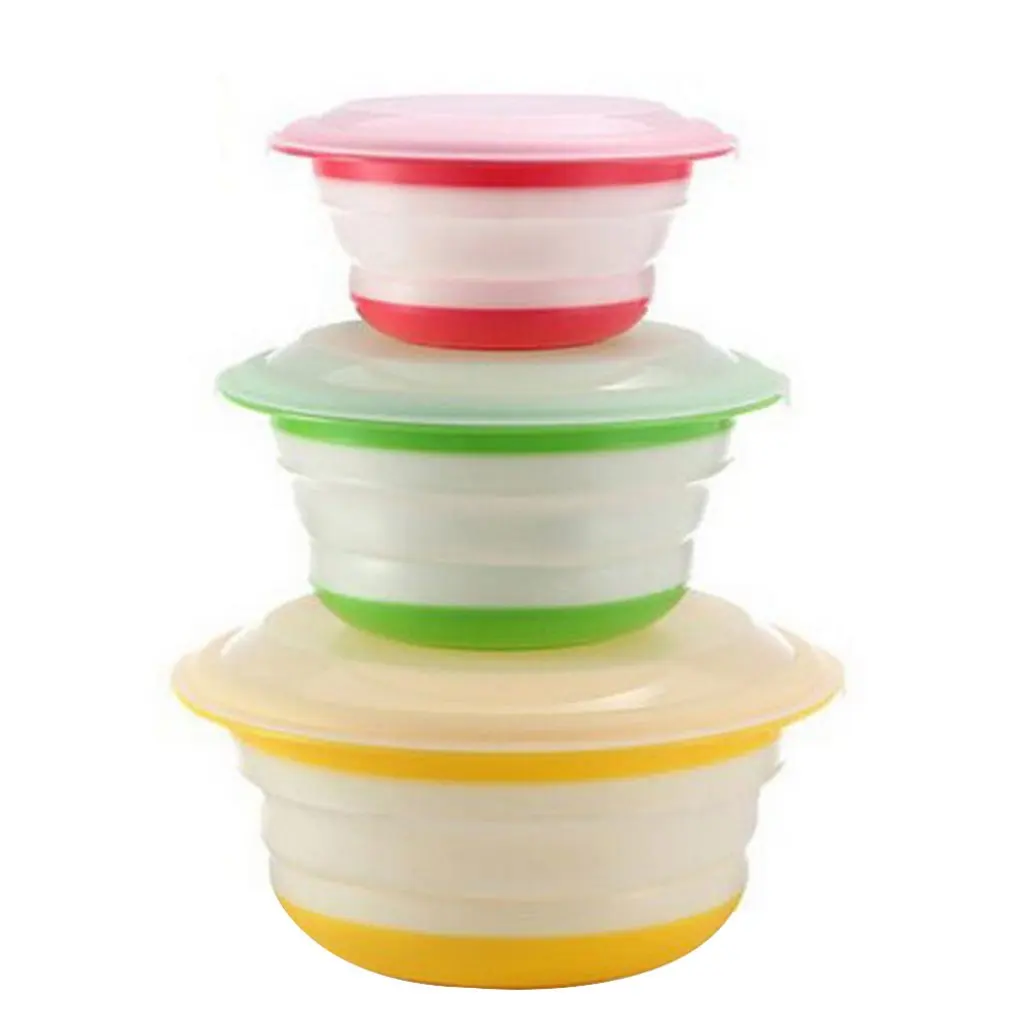 3 шт. матовая портативная складная чаша набор палатка для кемпинга Туристическая