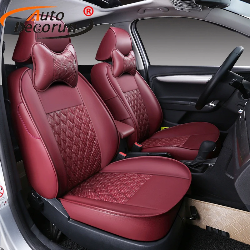 AutoDecorun custom fit чехлы для сидений из искусственной кожи комплекты audi A5 аксессуары