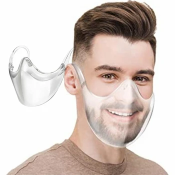 

Hot Sale Splash proof PE Full face Shield Large Mirror Guard Protector Oversized Visor Wrap Shield Halloween mask With Breathing