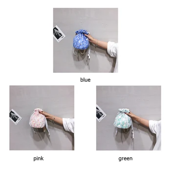 

Daisy Lace Mesh Shoulder Bag Women Beach Holiday Small Pouch Elegant Drawstring Crossbody Messenger Purse Handbag