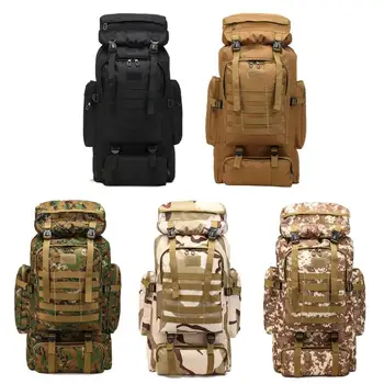 

Durable Oxford Men Backpack High-quality Outdoor Travel Camouflage Large Climbing Rucksack Waterproof Hiking Mountaineering Bags