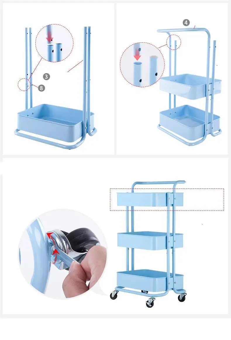 Articulos Rack Cuisine Rangement Scaffale Cosas De Cocina Mensole With Wheels Kitchen Storage Organizer Prateleira Shelves