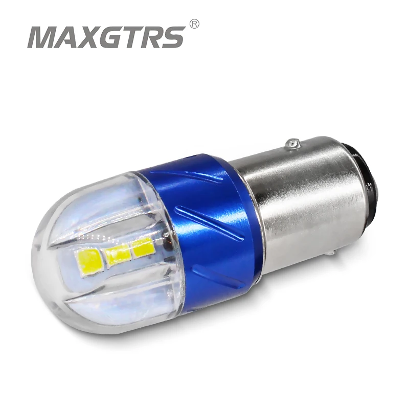 2x S25 1157 стоп-светильник P21/5 Вт BAY15D 6SMD 3030 светодиодный светильник лампа заднего
