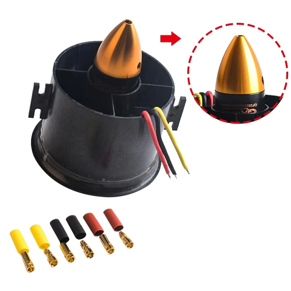 

1pcs Change Sun 70mm Ducted Fan 12 Blades with EDF 2839 2600KV Motor/6 Blades With EDF 2839 3000KV motor For RC Airplane