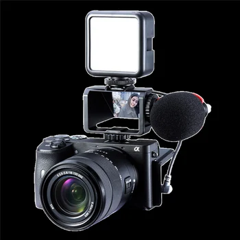

Camera Vlog Selfie Flip Screen Bracket for Nikon Z6 Z7 Camera Video Shooting Reverse Mirror Mount for Sony A6500/6300/A73 Series