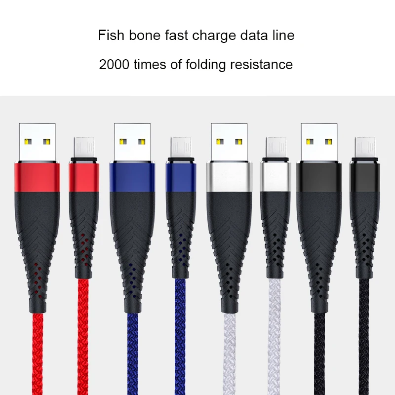 20 см 1 м 2 3 USB Micro 2.4A кабель для быстрой зарядки Samsung S7 Redmi Huawei Android мобильный телефон