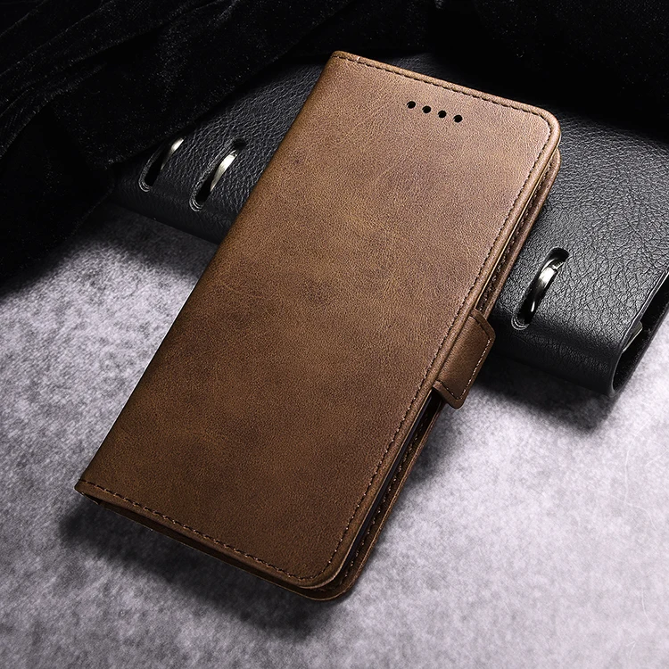 Чехол для мобильного телефона для Xiaomi Redmi Note 6 Pro, чехол для мобильного телефона в простом стиле, на кнопках, с двойным слотом для карт, кошелек для телефона dag