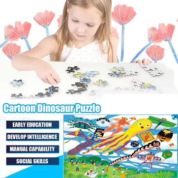 

1 Set Toys For Children Adult Parenting Kite Puzzle 100 Pieces Educational Puzzle Game Toy 31.5X21.5X3.3CM