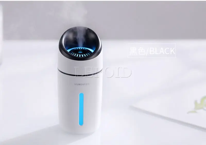 LEPOID Мини Портативный увлажнитель воздуха USB очиститель воздуха 3 в 1 тумана Humificador мини вентилятор 320 мл