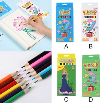 

Estojo Escolar 12 Color Art Drawing Artist Children Hand-made Special Colored Pencil Пенал Ручка Канцелярия Dropshipping #10