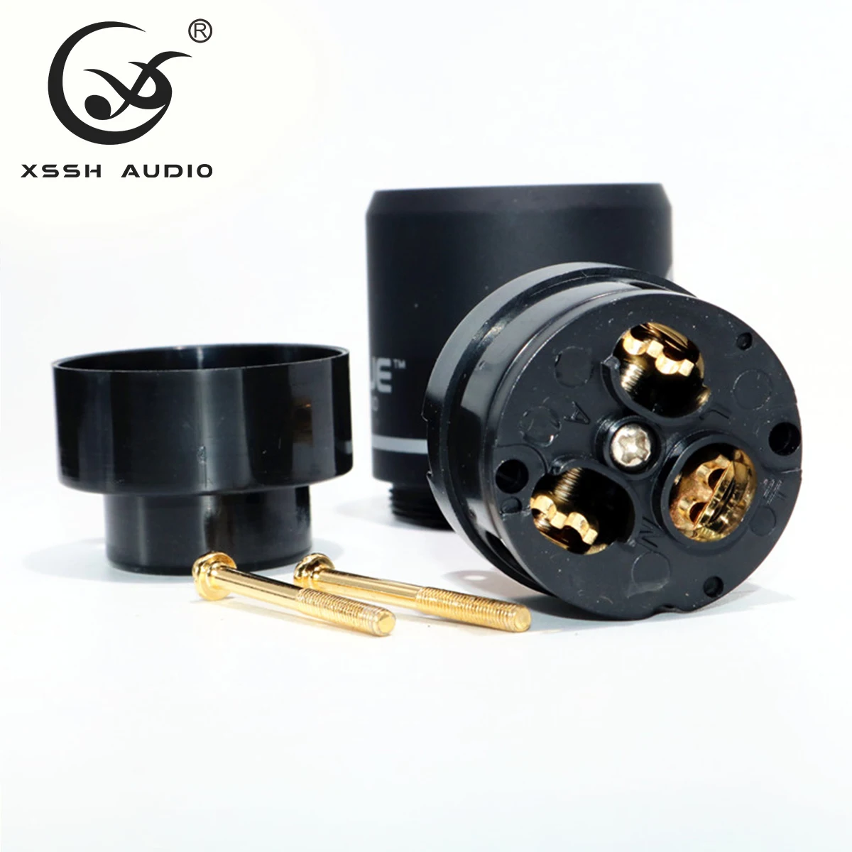 Hi-End HIFI 0.5m 2m 3m 4m 5m Finsihed Power Cord pure copper power cable with US/EU power plug connector