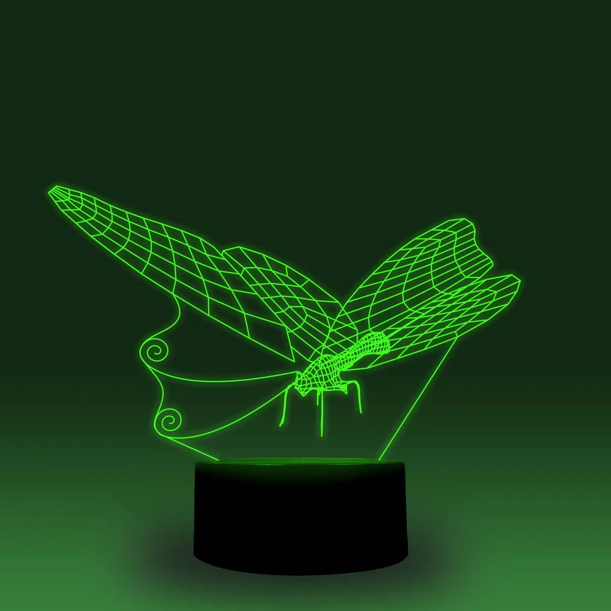 NiteApps 3D живой бабочка светодиодный ночник настольная иллюзия Лампа подарок на день рождения приложение/сенсорное управление