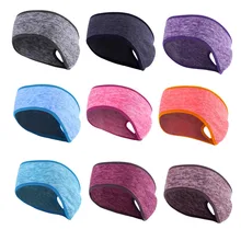 Женские спортивные повязки с дырками и конским хвостом для тенниса, баскетбола, бега, йоги