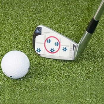 

10pcs/set Paper Swing Target Sticker Impact Recorder Golf Club Accessories Practice Self Adhesive Driver Iron Target Label Test