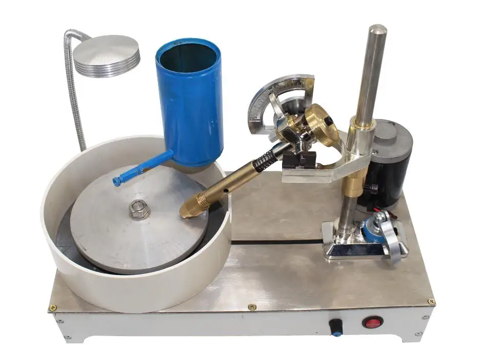 

Gem Faceting Machine Jade Stone Angle Machine Jewelry Polisher Flat Grinder Speed Adjustable 1800RPM