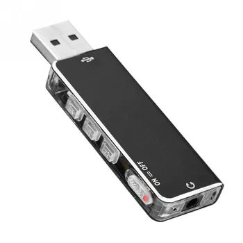 

SK-009 Recording Mini U Disk Audio Recorder Portable 8G mini MP3 recording transparent music player without screen