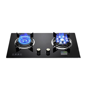 

Gas Stove Double Stove Household Desktop Built-in Dual Purpose Gas Stove Natural Gas Liquefied Gas 3800W Desktop Air Inlet CY