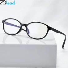 Zilead TR90 Anti Blue Light Reading Glasses Ultralight Round Prebyopia Spectacles Hyperopia Eyeglasses Eyewear For Men Women