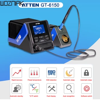 

ATTEN GT-6150 150W soldering station 150W Single Channel soldering iron intelligent lead-free Auto-sleep SMD Rework Station