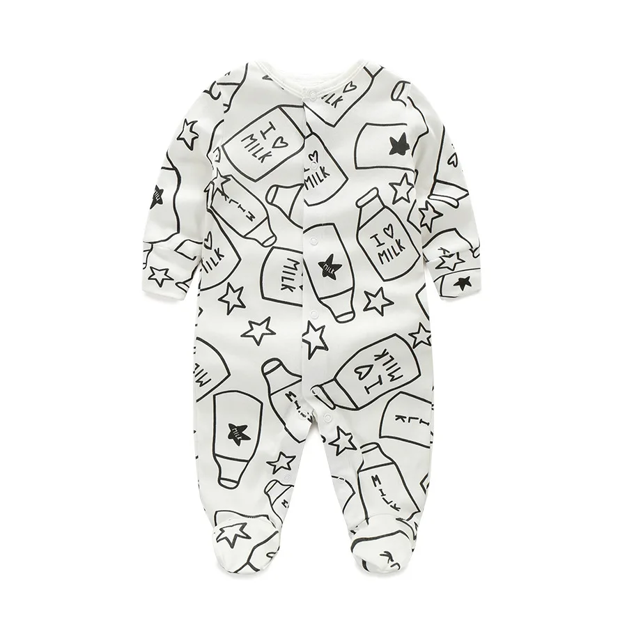 

ZWY1333 Baby Romper Cotton Newborn Boy Girl Jumpsuit Outfit Long Sleeve Fall Toddler Infant Winter Clothing Cute Onesies