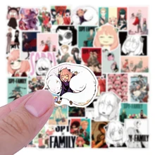 

10/30/50/100Pcs SPYFAMILY Stickers Funny Anime Sticker Laptop Pvc Waterproof Cartoon Graffiti Decals Kids Classic Toys Gifts