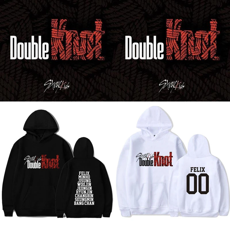 Kpop Stray Kids Album Double Knot Hoodie Unisex Casual Pullover Top Hoodies Sweatshirts Aliexpress
