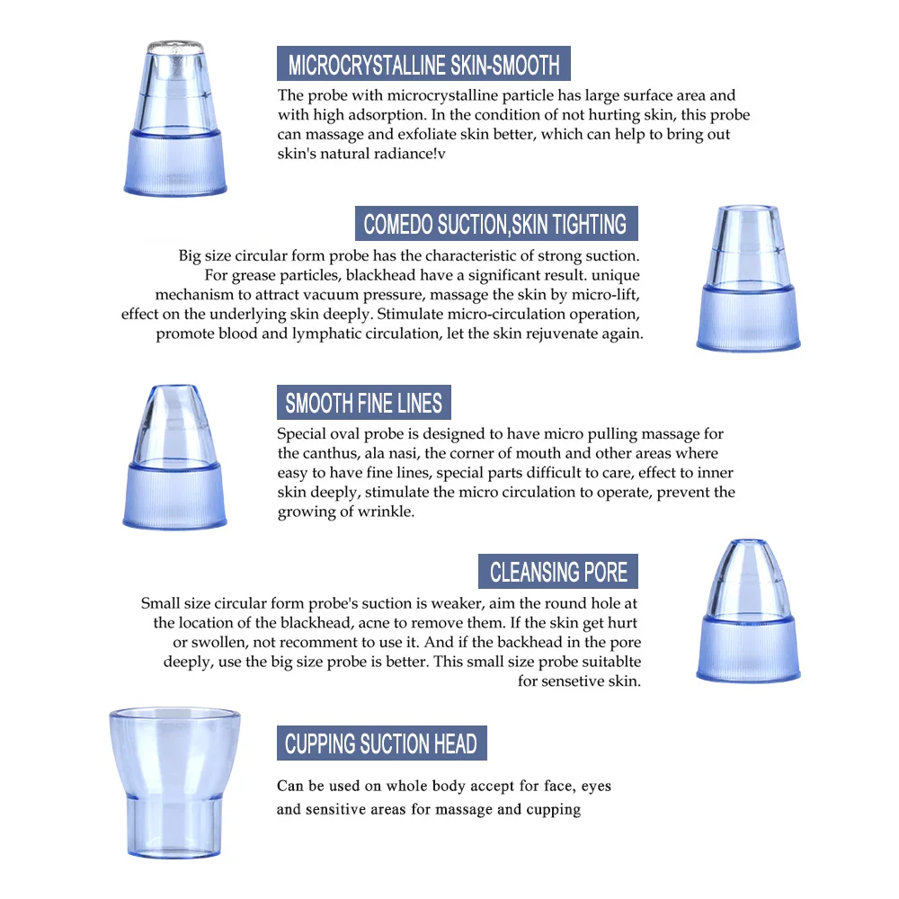 Очиститель пор, пылесос для удаления черных точек, уход за кожей, угри, акне, вакуумная всасывающая машина для чистки лица, электрическая машина для очистки лица