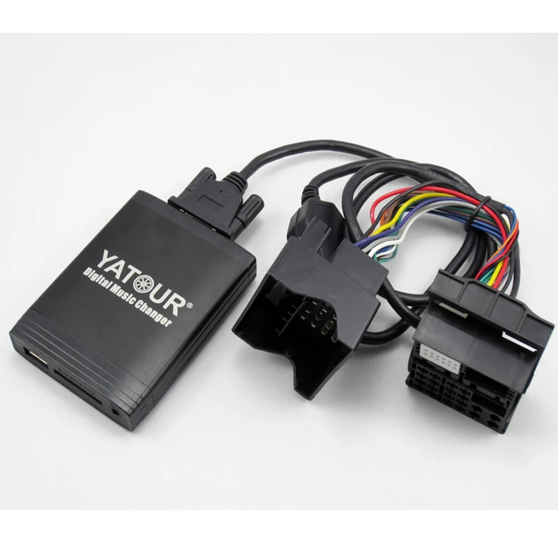 Yatour For Bmw E39 X3 X5 Mini Cooper Rover Fakra 40pin Flat Car