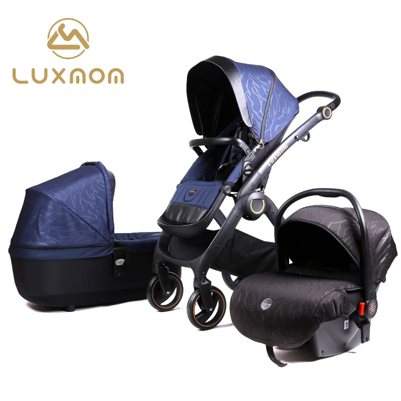 luxmom 2020 новая коляска 2в1 3в1 детское автокресло Детские коляски для зимы