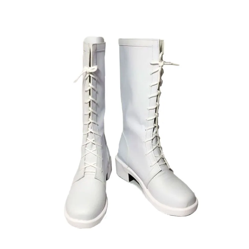Cells At Work Cosplay Hataraku Saibou White Blood Cell Outfits Cap Full Set Cosplay fashion leisure cartoon PU leather shoes