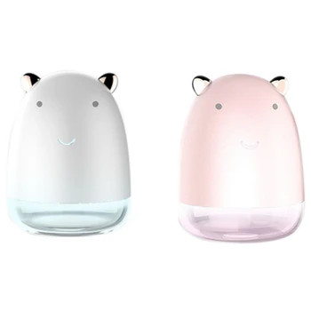 

Ultrasonic Air Humidifier Aroma Essential Oil Diffuser Cute Mouse Freshener Nebulizer with LED Night Lamp Tabletop Diffuser