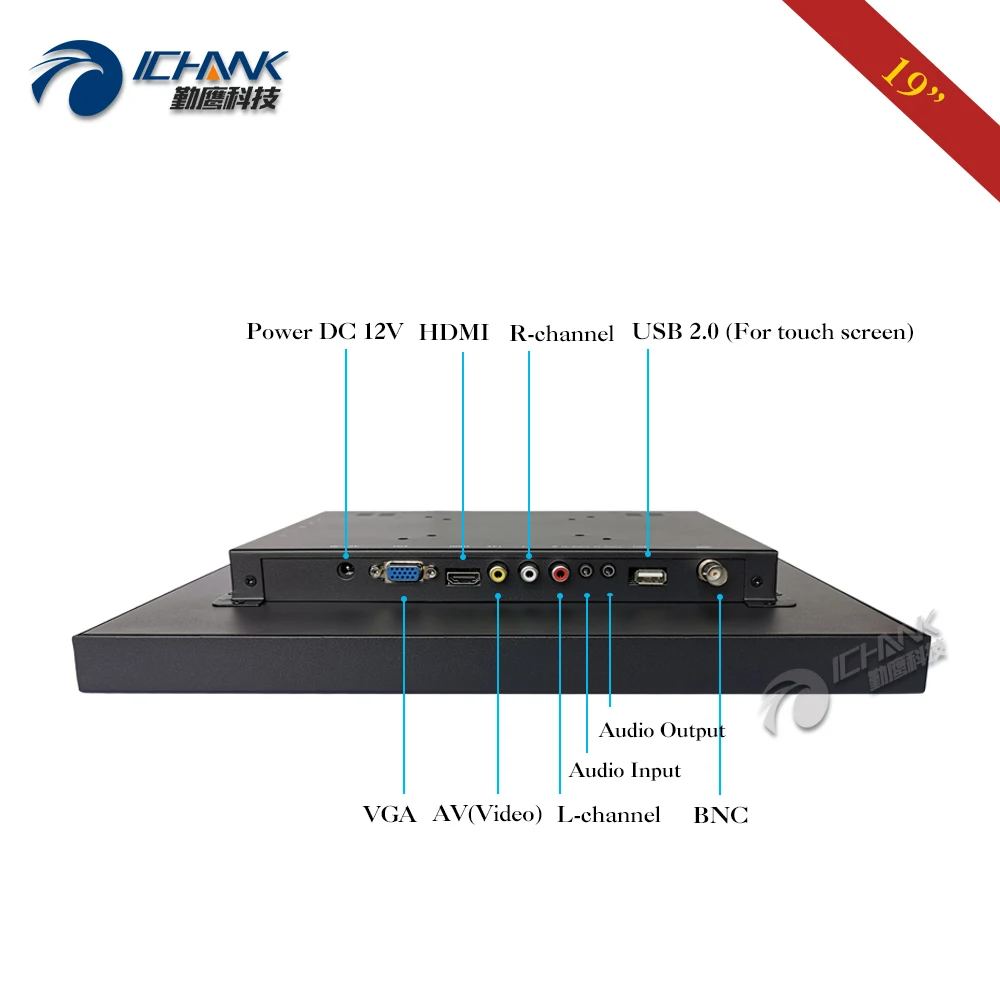 ZB190TC-V591/1" дюймовый 1280x1024 4:3 HDMI USB VGA PC металлический чехол настенный промышленный резистивный сенсорный ЖК-экран монитор