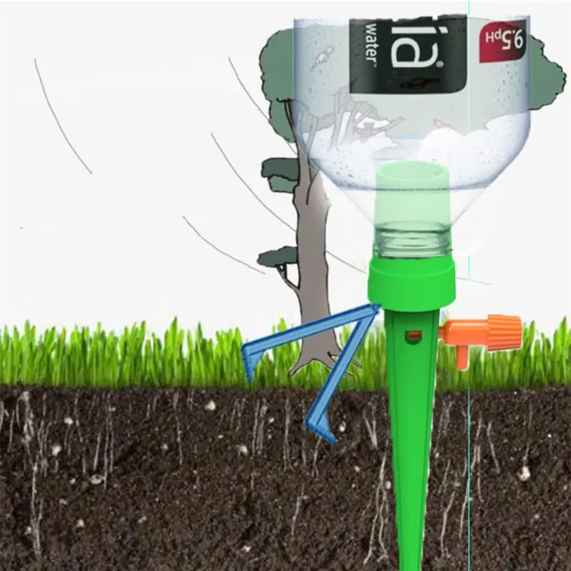 Водонагреватели для растений система капельного полива поток воды и переключатель управления клапаном цветок Бытовая бутылка Капельное оросительное устройство E65B