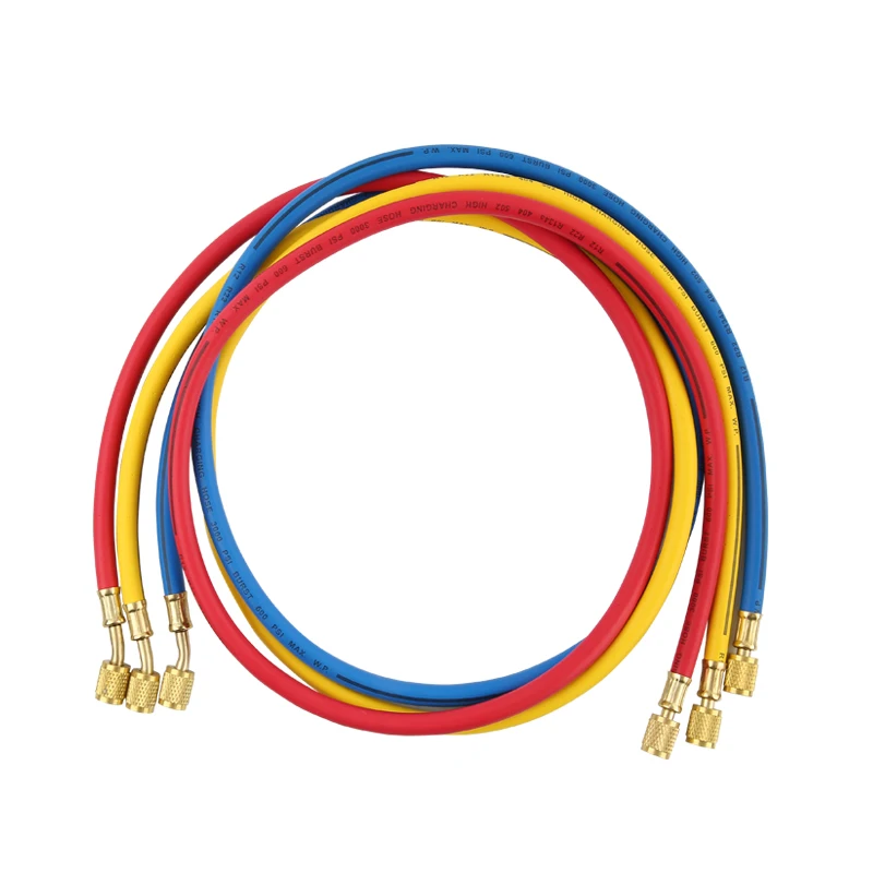 Venta Manguera de fluoruro de aire acondicionado, tubo de presión alta y baja de freón, refrigerador líquido, agregar manguera de flúor, piezas de aire acondicionado A0gKaBQD5