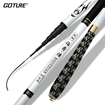 

Goture Ultra Light Carp Fishing Rod 2/8 Power 46T Carbon Fiber Telescopic Feeder Rods 2.7m 3.6m 4.5m 5.4m 6.3m 7.2m