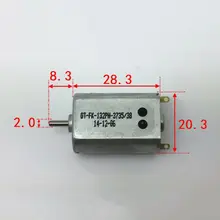 DC 3 V 5 V 6 V 7.2 V 30000 tr//min Haute Vitesse Magnétique Mini FK-280SB Motor moleté arbre