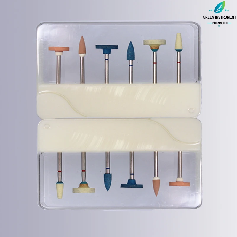zirconia crown and bridge polishing bur kit de fresas dentales cad cam