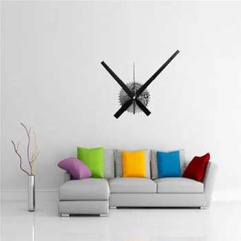 

30cm 3D DIY Wall Clock Gear Craft Modern Mechanism Vintage Digital Metal Large Pendulum Scan Movement Home Room Office Photo